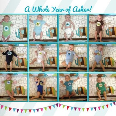 Shutterfly Scrapbook Page